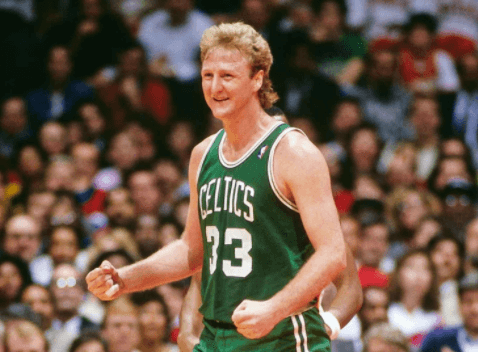 NBA 보스턴의 레전드 농구선수 Larry Bird의 현역 시절 사진