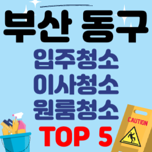 부산 동구 입주청소 이사청소 원룸청소 전문 후기 업체 추천 견적 비용 가격 비교 TOP 5