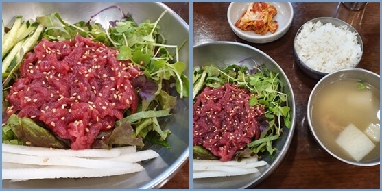 부촌 육회 육회 비빔밥 사진