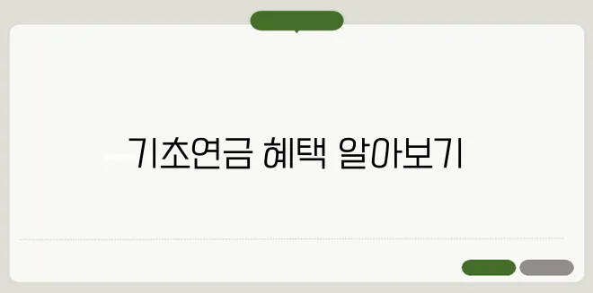 기초연금 홈페이지