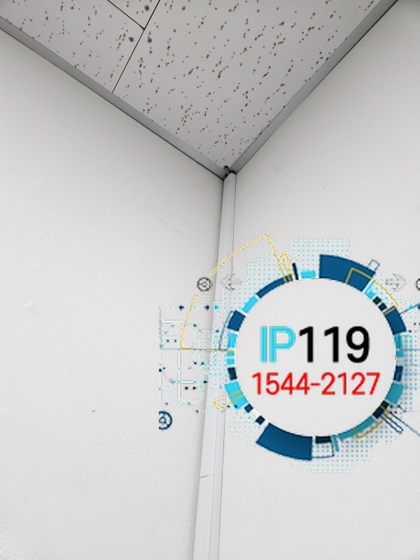 서산 사무실 천장 1회선 우회 포설 및 아울렛 연결 랜공사 사례