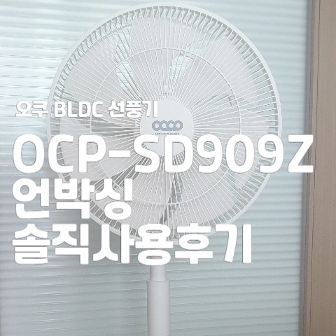  오쿠 BLDC 선풍기(OCP-SD909Z) 언박싱 솔직 사용후기