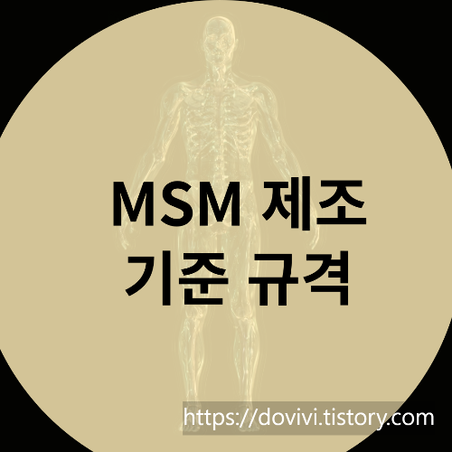 MSM 제조방법