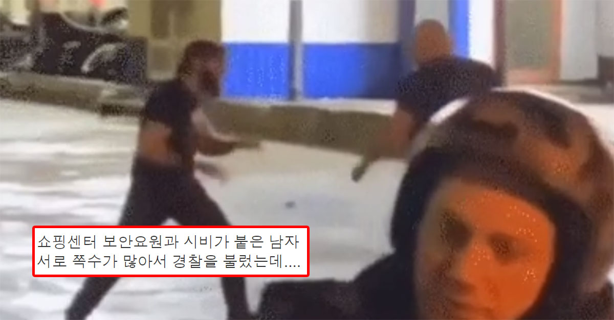  불곰국 경찰의 길거리 싸움 해결법 ㄷㄷ