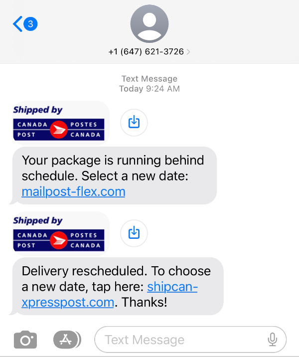  Beware of Delivery Reschedule Scam Messages!