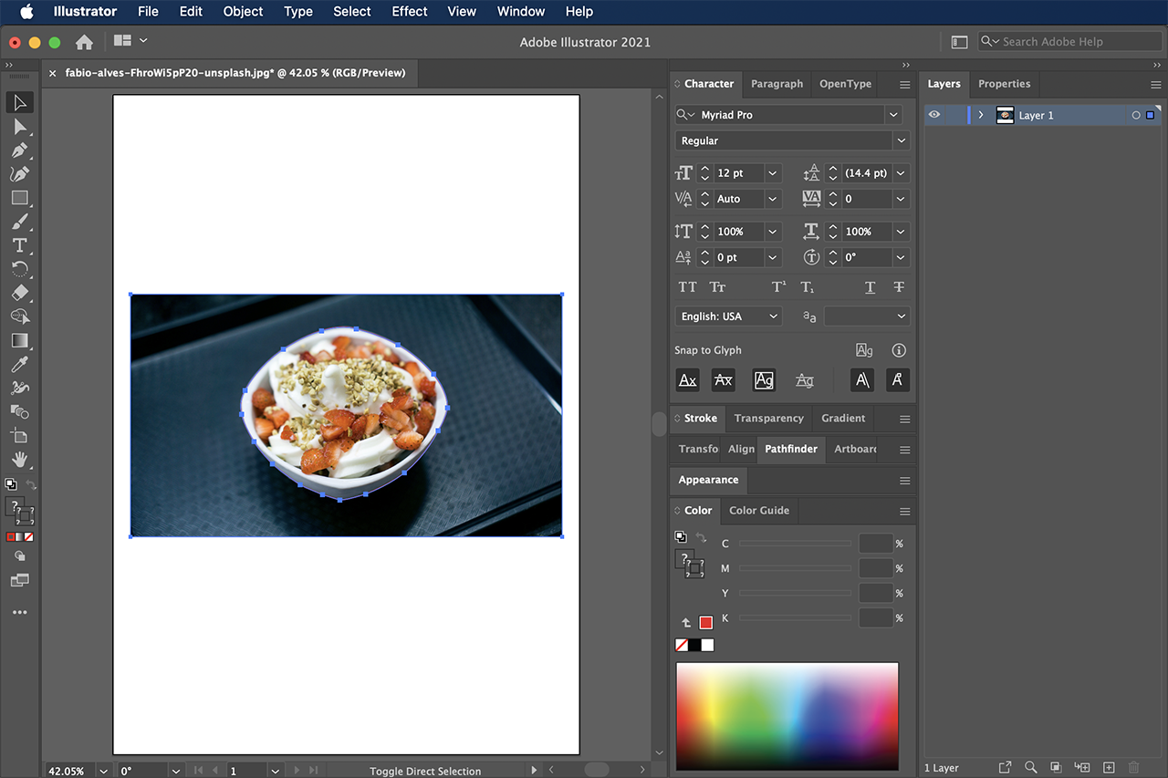 일러스트에서 이미지 누끼 따기