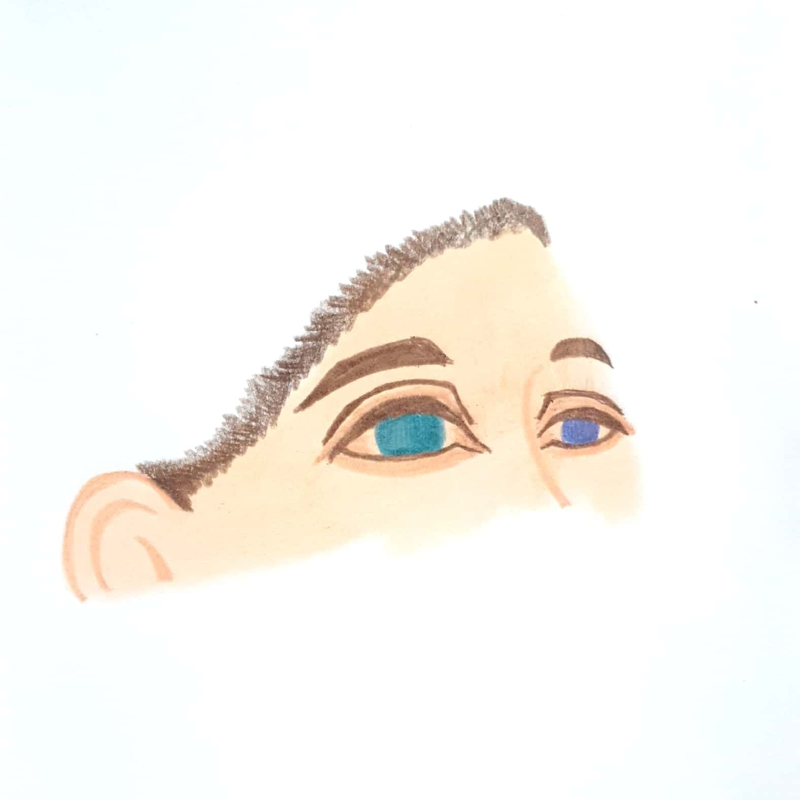  Tired Face 피곤한 얼굴 / 일러스트레이션 그림 드로잉 / 인물화 그리기