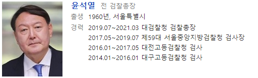  윤석열 검찰총장은 어떤사람?(차기 대권 주자?) 사퇴 이유는 무엇일까
