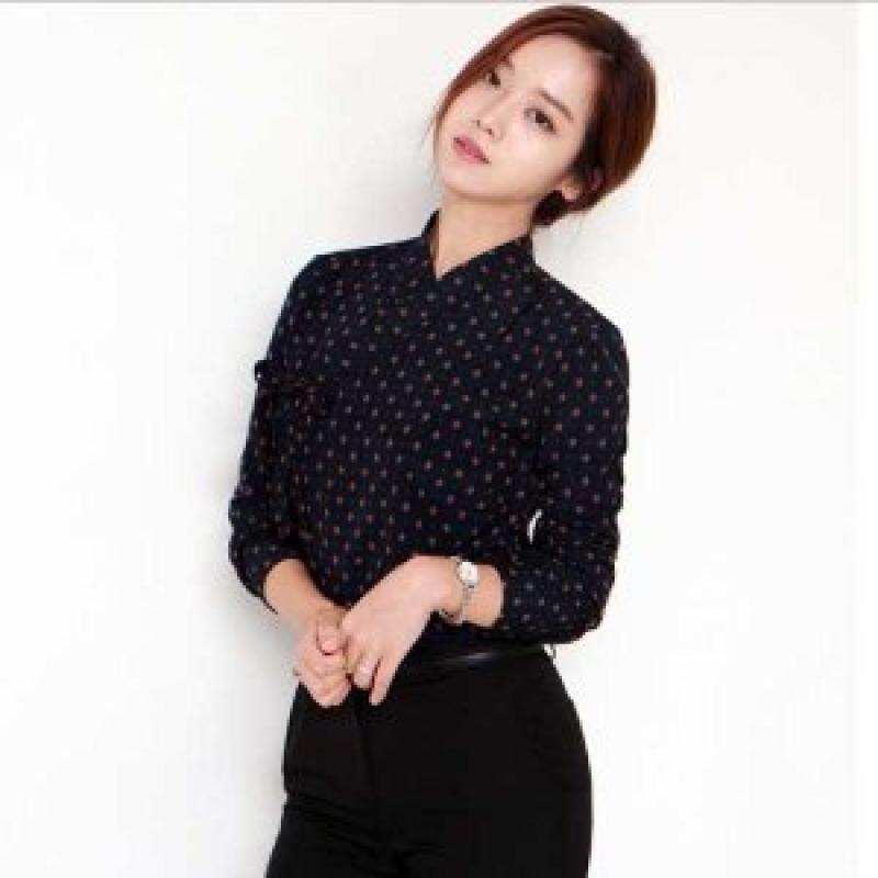 다이아 폴리 긴팔 저고리 블라우스 생활한복