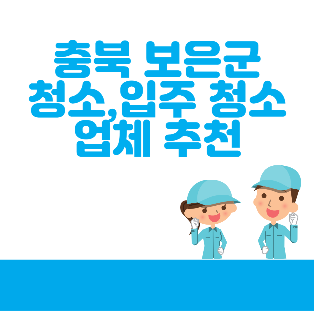 충북 보은군 입주청소,청소 잘하는 곳 추천 Top 5ㅣ이사청소ㅣ청소업체ㅣ비용ㅣ 블로그 썸내일 사진