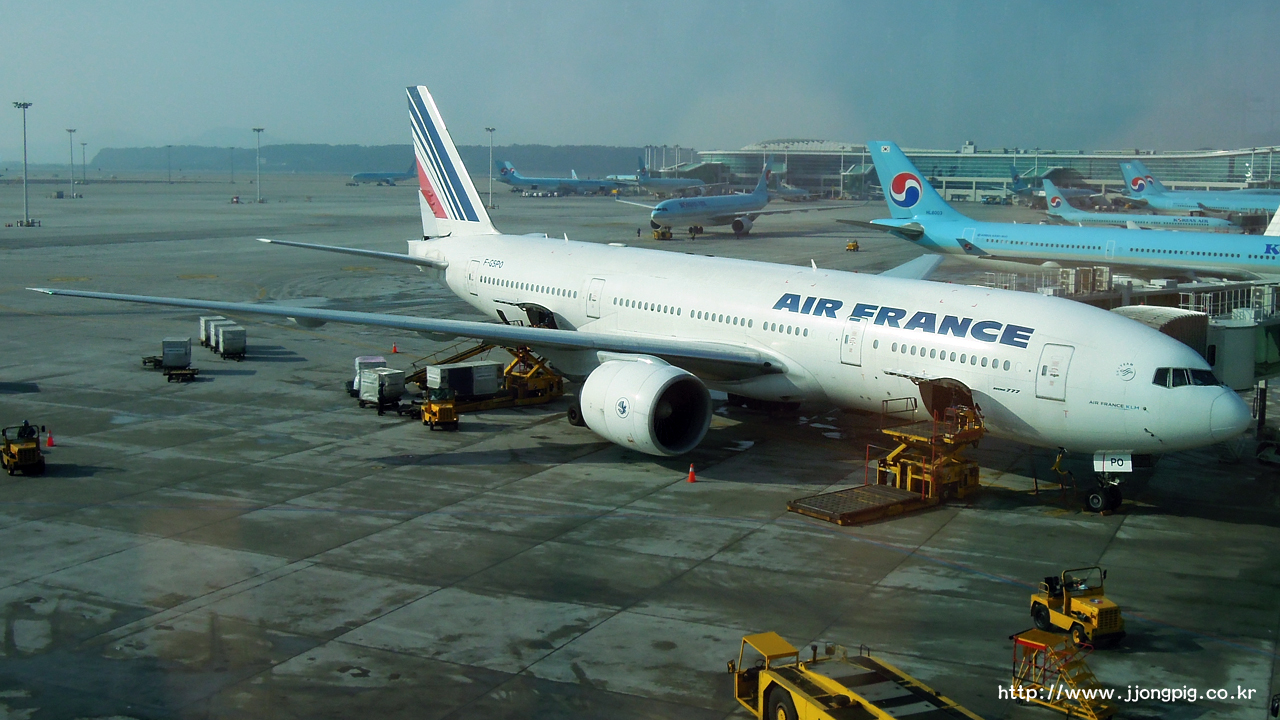 에어 프랑스 Air France AF AFR F-GSPO Boeing 777-200ER B772 인천공항 Incheon International 서울 Seoul ICN RKSI