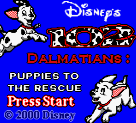  (GBC / USA) 102 Dalmatians Puppies to the Rescue - 게임보이 컬러 북미판 게임 롬파일 다운로드