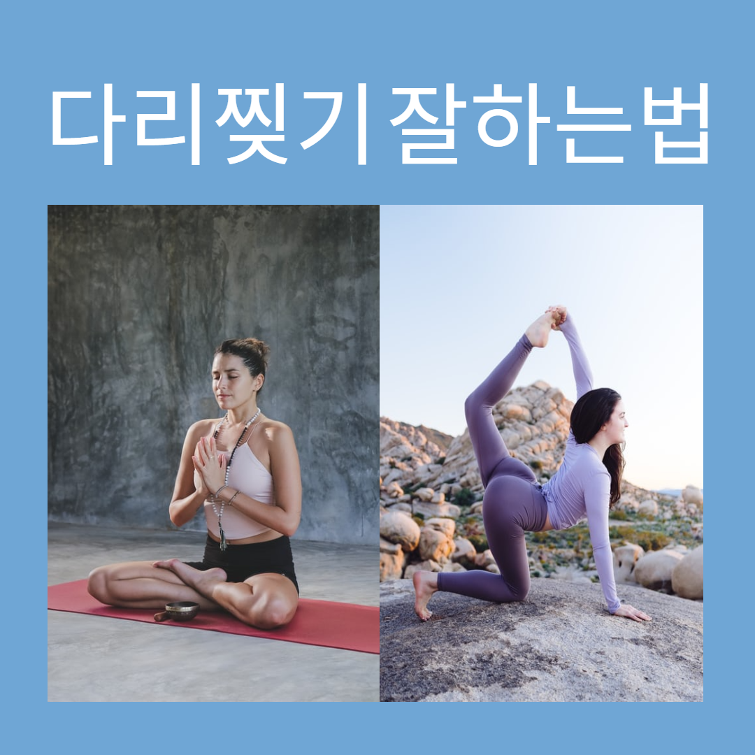  다리찢기 잘하는법 및 효과 정리