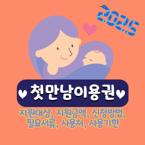 2025년 첫만남이용권