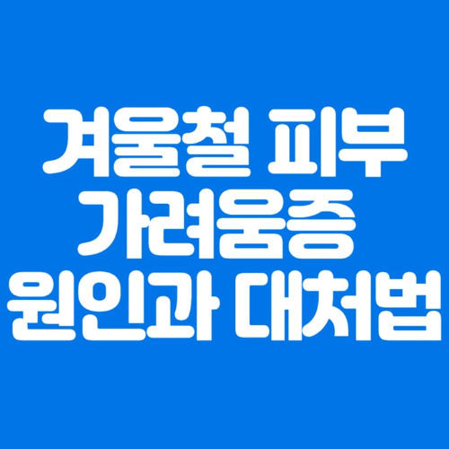 겨울철피부가려움증원인과대처법-파란바탕-하얀글씨-썸네일이미지