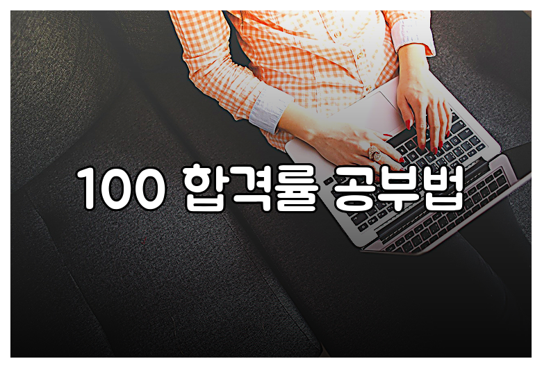 100 합격률 공부법