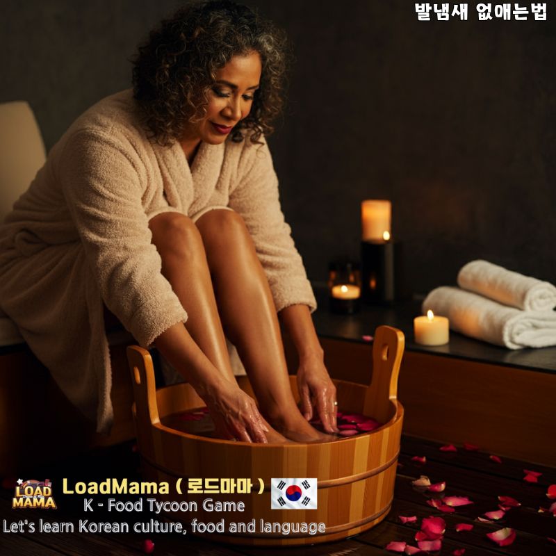 발냄새 없애는법, 족욕