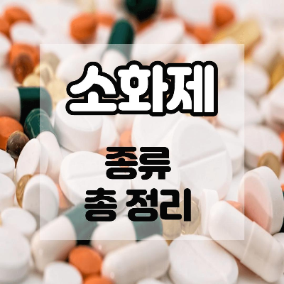  소화제 종류 총 정리 (체했을때 먹는약)
