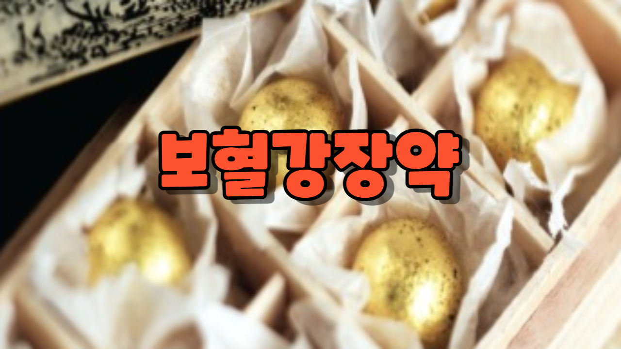  보혈간장약
