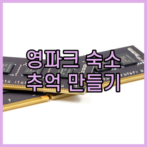 증평 영파크 친구와 잊지 못할 추억 