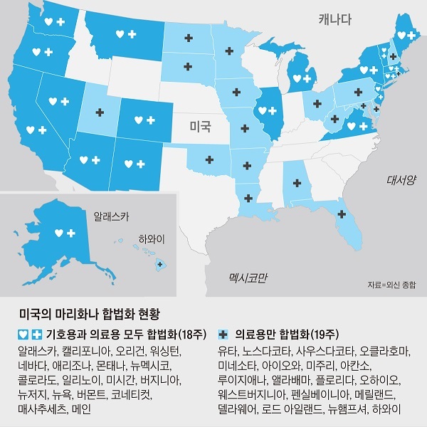 미국 의료용 대마 합법화