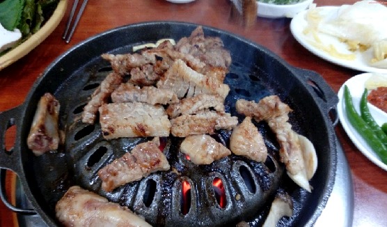  친한 지인에게 해주면 좋은 - 삼겹살 만들기