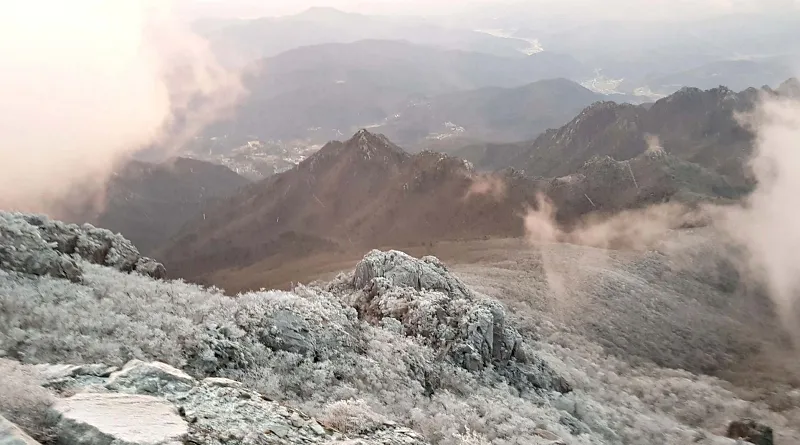 합천 가야산 설경