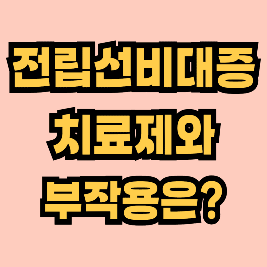전립선 비대증 치료약