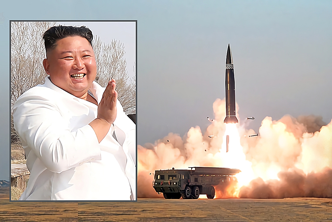 북한-김정은-미사일-발사사진