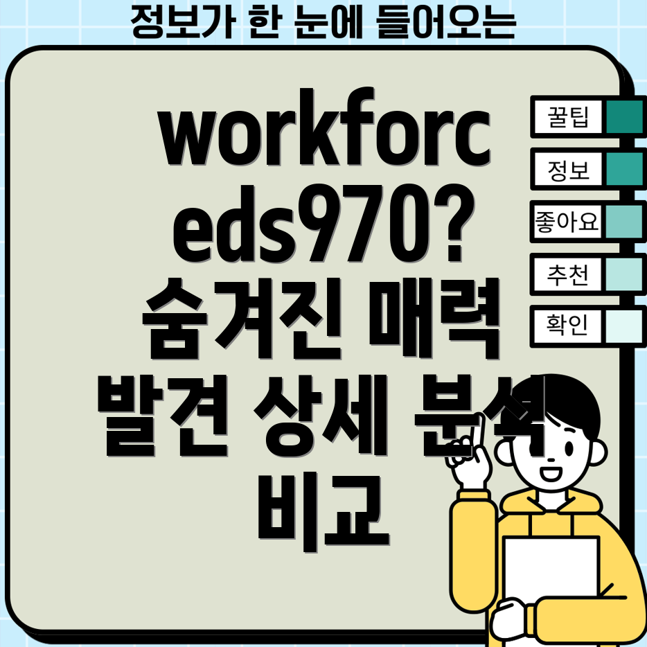 workforceds970숨겨진매력제대로알아보기상세분석및비교
