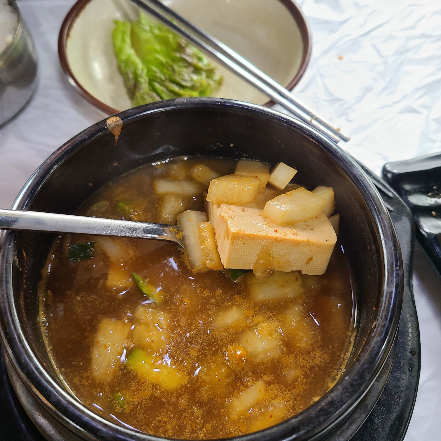 파주맛집-심학산맛집-우림이네밥집-된장찌개