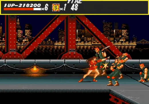  고전게임, 베어 너클(Streets of Rage) 바로플레이, 메가드라이브 콘솔게임