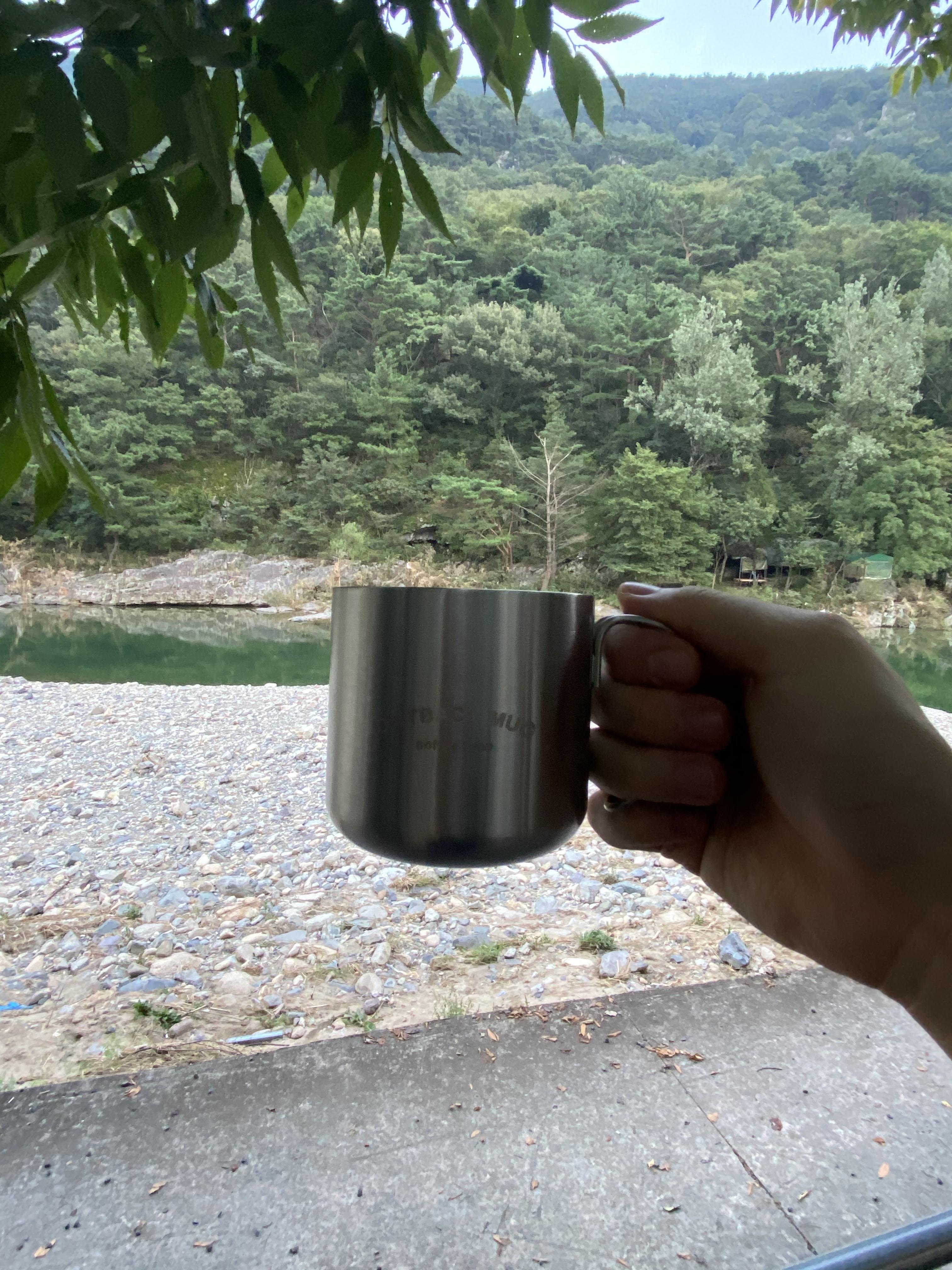  감성 캠핑컵 아웃백 환경 호르몬 걱정 없이 사용 중
