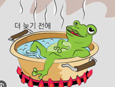 미세먼지 끓는 물 속 개구리가 되어가는 우리들