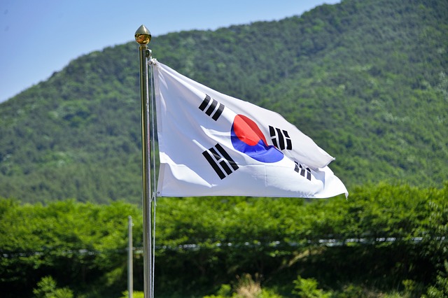 한국 태극기 사진