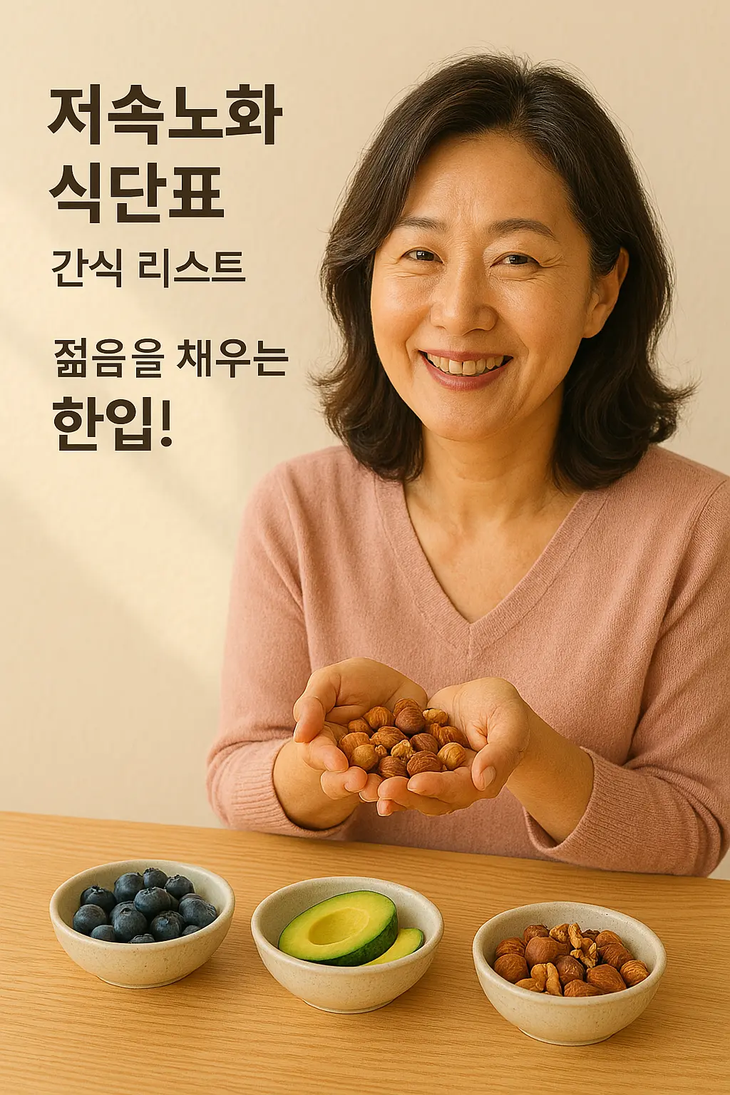 저속노화 식단 간식 리스트 : 젊음을 채우는 한입!