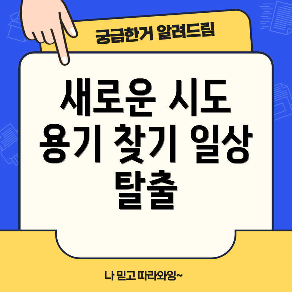 새로운 경험