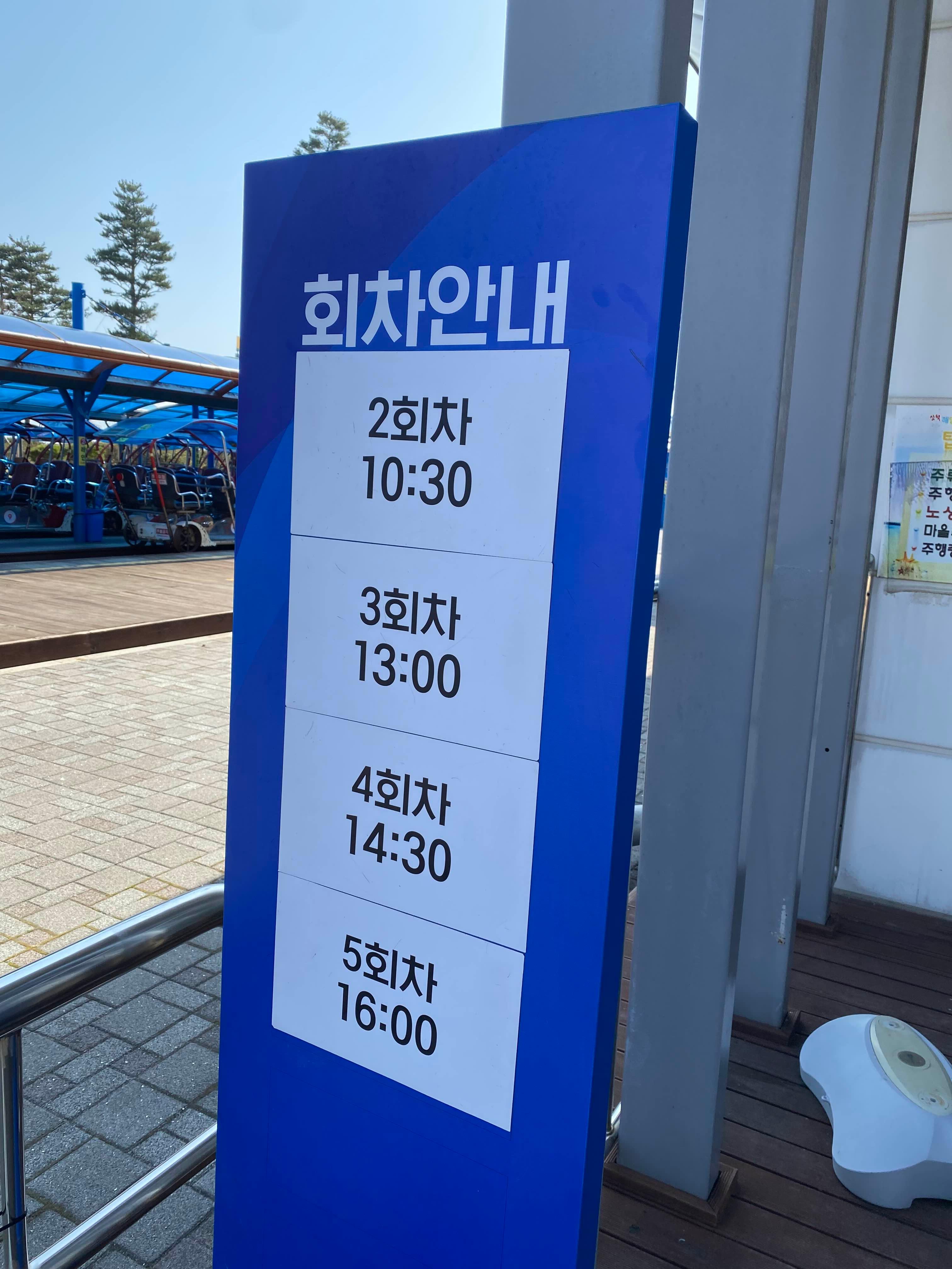삼척 해양레일바이크 이용 꿀팁