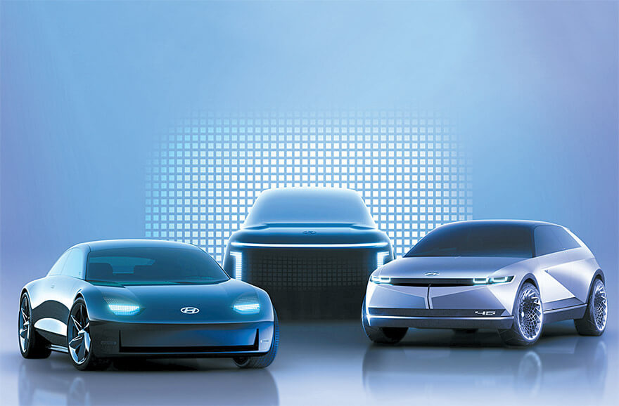 전기자동차-3가지모델자동차