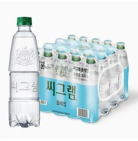 씨그램 플레인 탄산수&#44; 20개&#44; 450ml