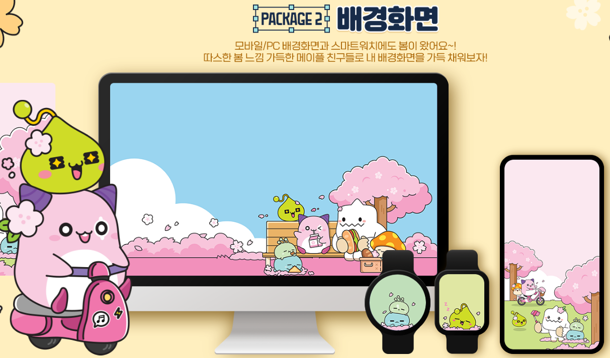  [메이플스토리] 현생 용사를 위한 봄 버전 메꾸 패키지.zip