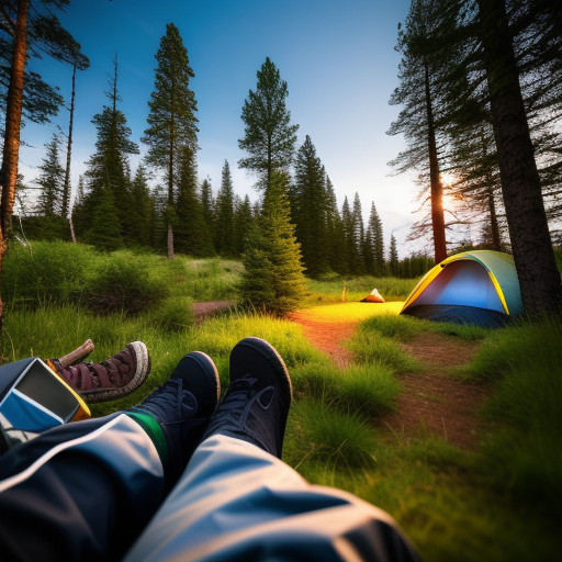 야생 캠핑