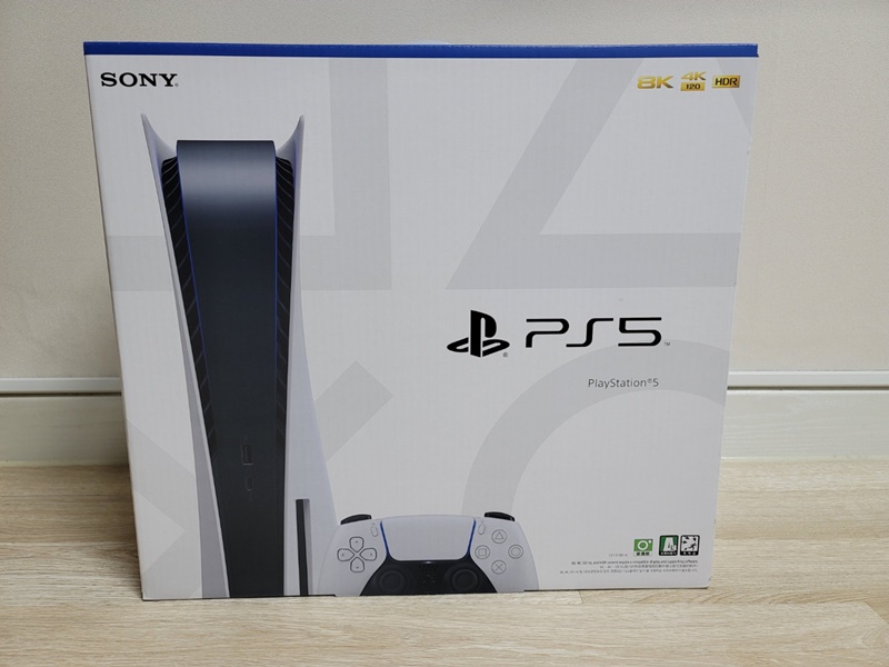 플레이스테이션5(PS5) 박스 전면부