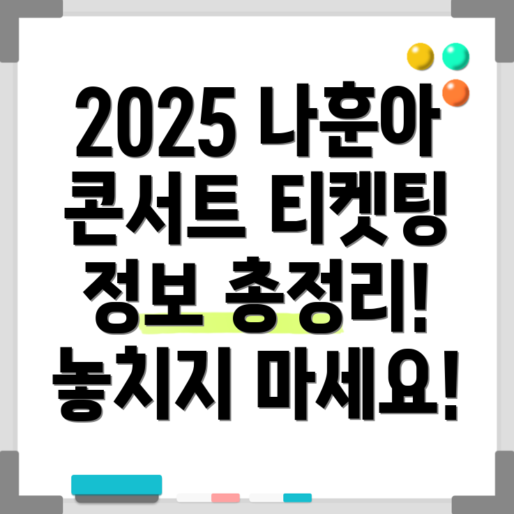 2025 나훈아 라스트 콘서트 티켓팅