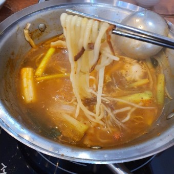 평양식 이북식 만두전골