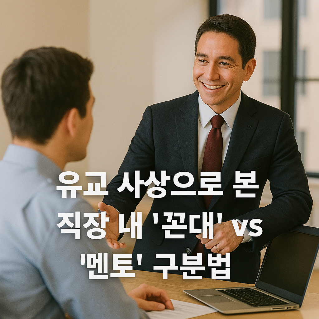 유교 사상으로 본 직장 내 ‘꼰대’ vs ‘멘토’ 구분법