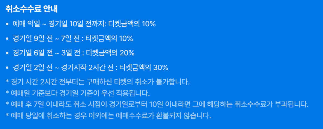 쿠팡 플레이 티켓팅 예매 가격