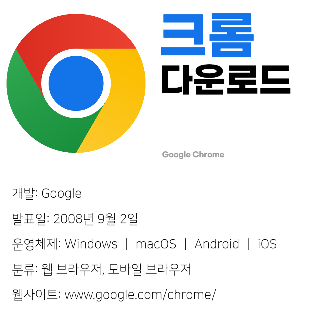 크롬 다운로드