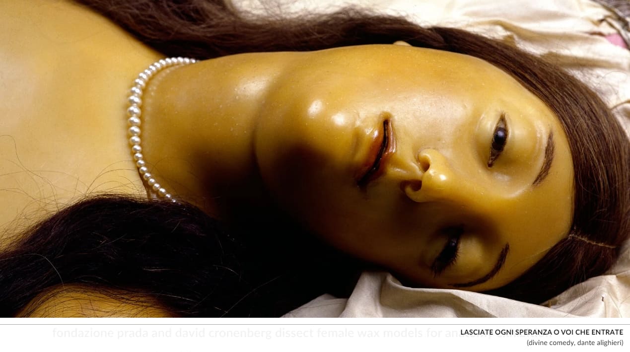 프라다&#44; 밀랍 모델을 해부하다 Fondazione prada and david cronenberg dissect female wax models for anatomy exhibition