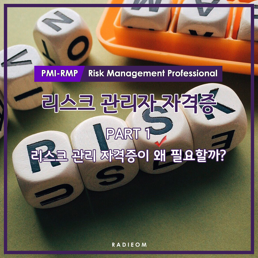  [PMI-RMP 1편] 리스크 관리 자격증이 왜 필요할까? (프로젝트 관리, 자기개발, PM, PMP)